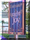Night of Joy Entrance Sign